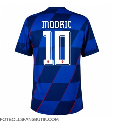 Kroatien Luka Modric #10 Replika Bortatröja EM 2024 Kortärmad